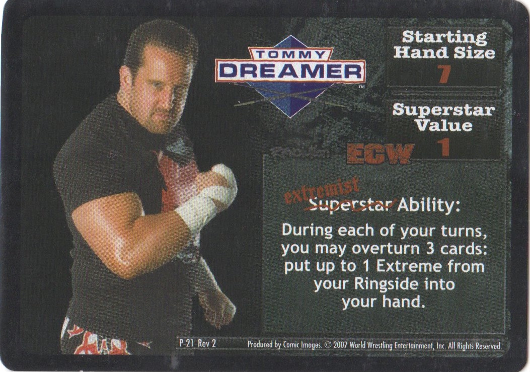 Tommy Dreamer face card
